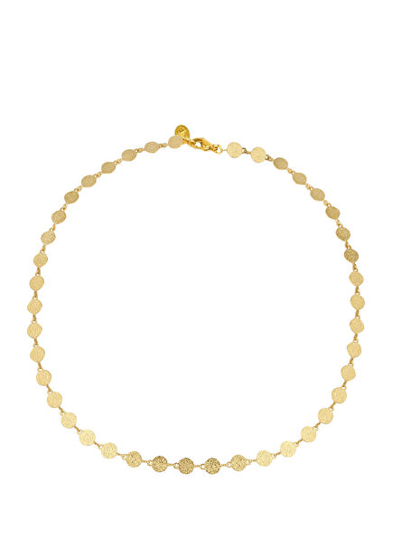 Solara Womens Gold Plated Chain Necklace