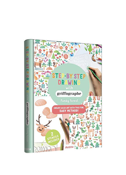 Step by Step Drawing Funky Forest Çocuk Yabancı Dil Kitabı