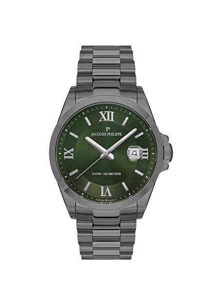 JPQGS3383X7V2 Füme Çelik Erkek Kol Saati