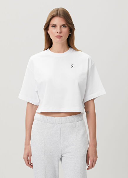 Club Boxy T Beyaz T-shirt