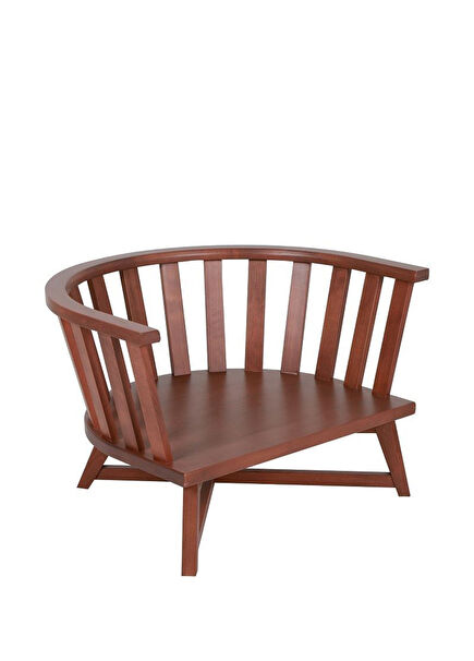 Lounge Cage Kahverengi Ahşap Bahçe Koltuğu