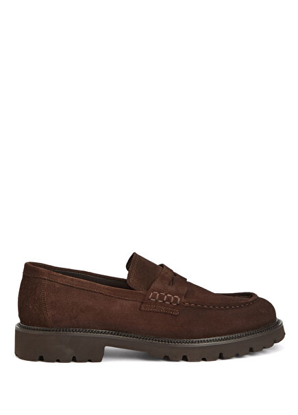 Brown Men's Leather Loafer