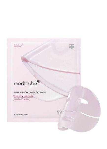 PDRN Pink Collagen Gel Mask Elastikiyet Koruyucu & Besleyici Kolajenli Jel Yüz Maskesi 28 gr