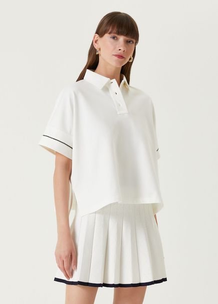 Kırık Beyaz Polo T-shirt