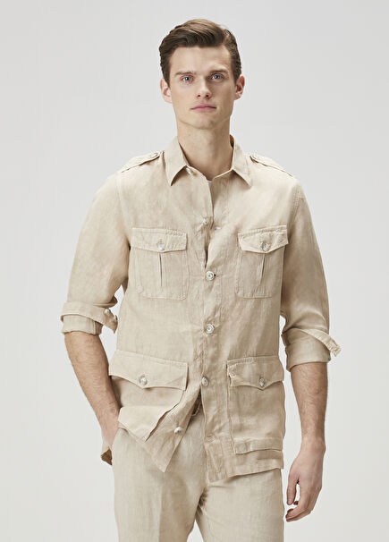 Sand Linen Jacket