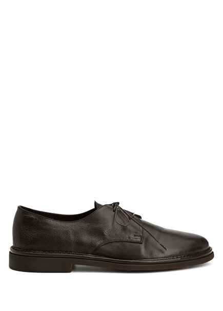 Dark Brown Men's Leather Shoes