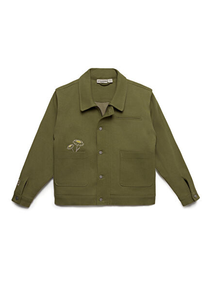 Nº01 Khaki Kids Organic Cotton Jacket Vest