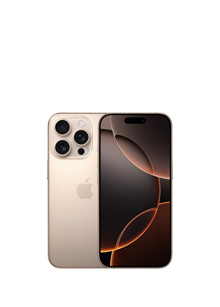 iPhone 16 Pro 128GB Çöl Titanyum Akıllı Cep Telefonu MYNF3TU/A