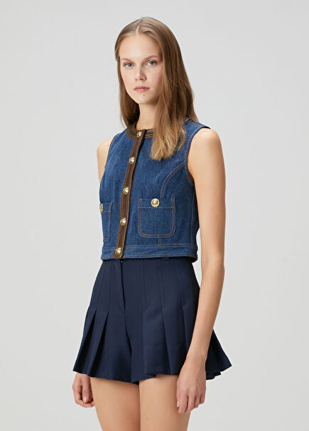 Lacivert Jean T-shirt