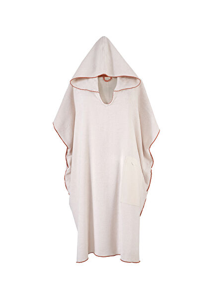 İkigai Naturel Pamuklu Unisex Panço
