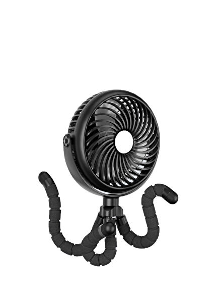 D07 2600 mAh USB Charging Octopus Fan For Babies