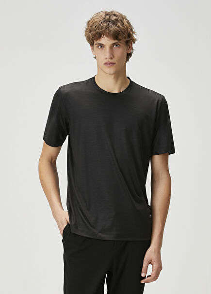 Black Wool T-Shirt