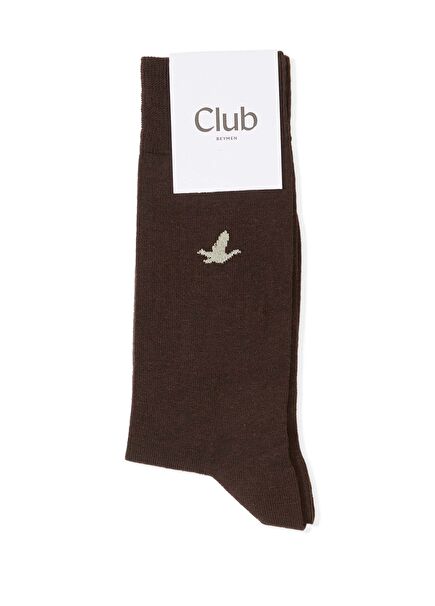 Brown Men's Socket Socks