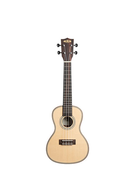 KA-SSEBY Solid Spruce Abanoz Concert Natural Ukulele