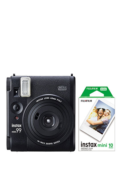 Instax Mini 99 Siyah Fotoğraf Makinesi + 10'lu Film