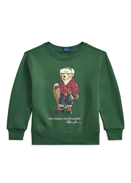 Yeşil Erkek Çocuk Sweatshirt