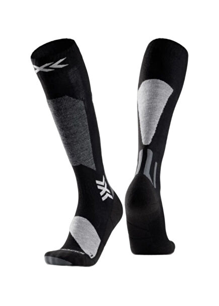 X-Socks Ski Discover Siyah Yün Unisex Spor Çorap