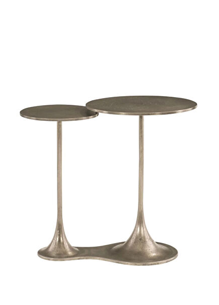 Ciclet Gümüş Yan Sehpa