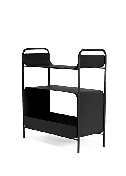 Bony Black Shelf Unit