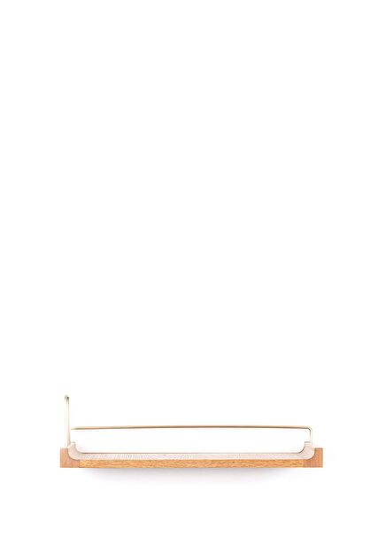 Solid Oak Honey Medium Shelf 25 x 60 x 5 cm