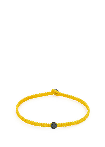 Oksit Sekizgenli Sarı Erkek Gümüş Bileklik