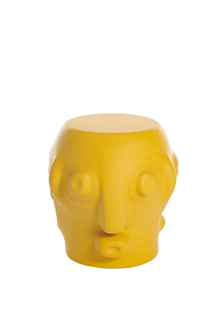 Threebu Sarı Tabure