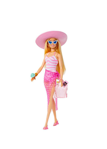 Barbie Beach Day Doll HPL73