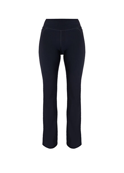 Power 32 Workout Boot Cut 2.0 Siyah Kadın Koşu Taytı