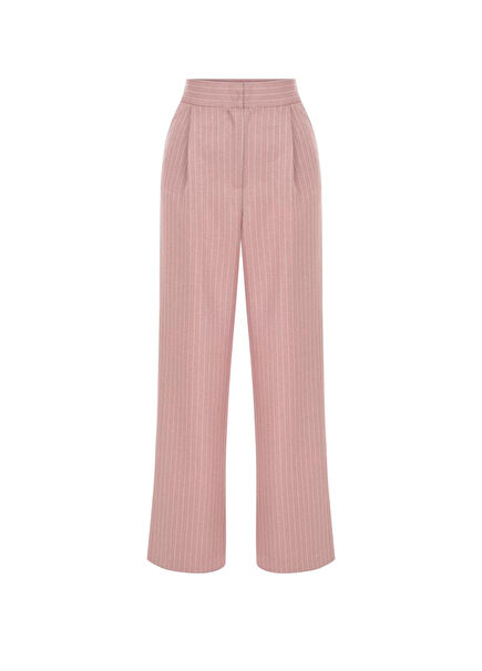 Lucien Açık Pembe Palazzo Kadın Pantolon