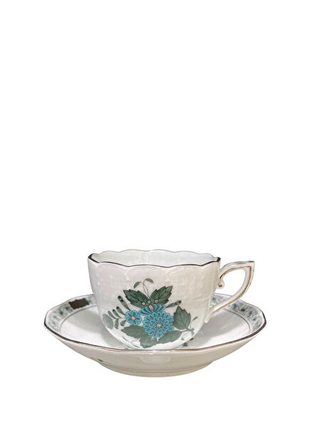 Patterned Porcelain Coffee Cup