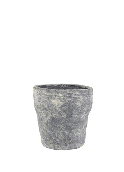 Nature Gri Seramik S Saksı
