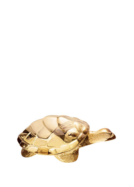 Caroline Turtle Gold Crystal Object