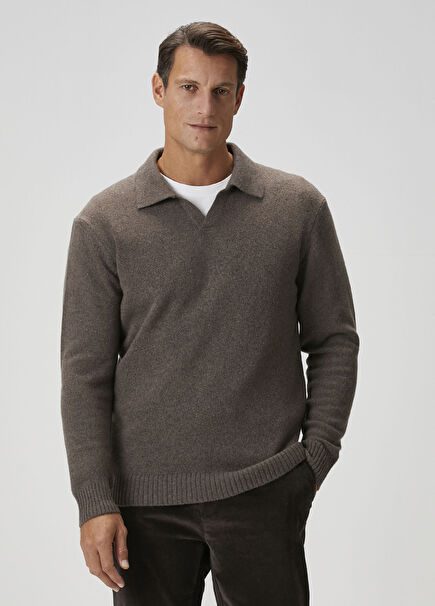 Vizon Kaşmir Karışımlı Yün Kazak