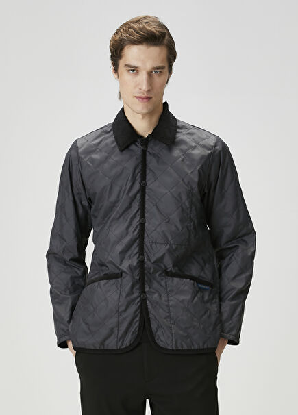 Black Quilted Coat
