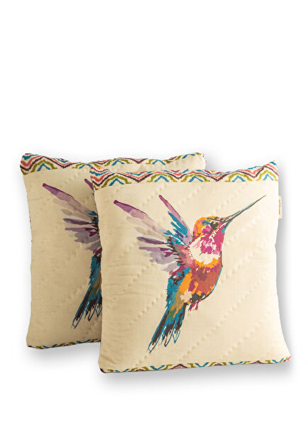 Natures Lulubaby Bird Board 2-Piece Decorative Pillowcase