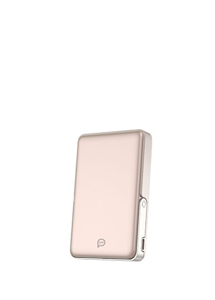 P-MS25 Gold 5000 mAh Standlı MagSafe Uyumlu Powerbank 