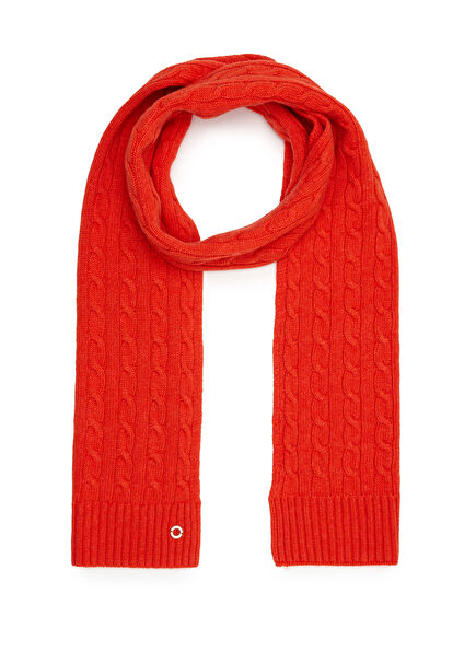 Orange Hair Braids Women's Scarf