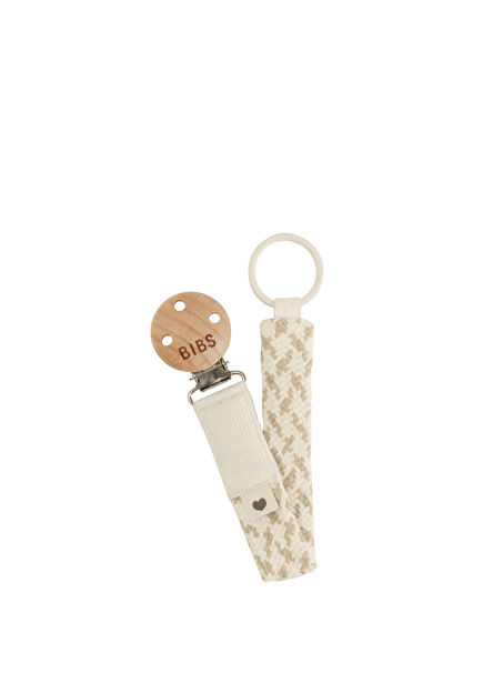Paci Braid Ivory Vanilla Pacifier Clip