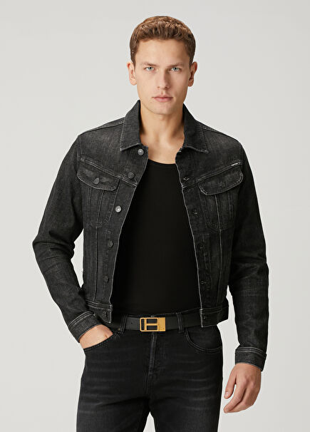 Selvedge Black Denim Jacket