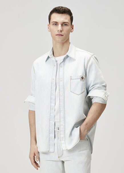Light Blue Denim Shirt