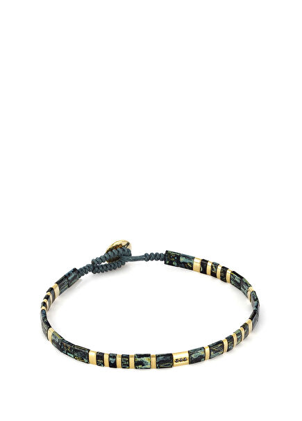 Miyuki Men's 14K Gold Bracelet