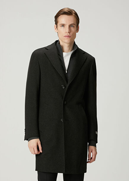 Dark Gray Wool Coat