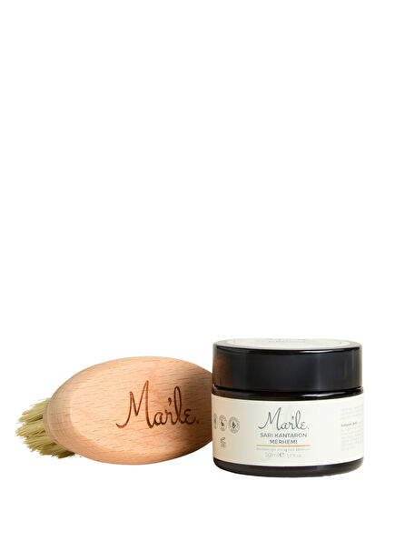 Sarı Kantaron Merhemi Vegan Tırnak Bakım Fırçası Seti