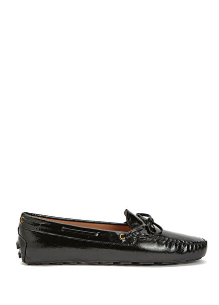 Black Women's Patent Leather Loafer