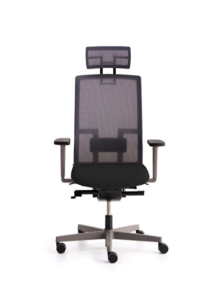 Me Too Anthracite Black Headboard Work Chair