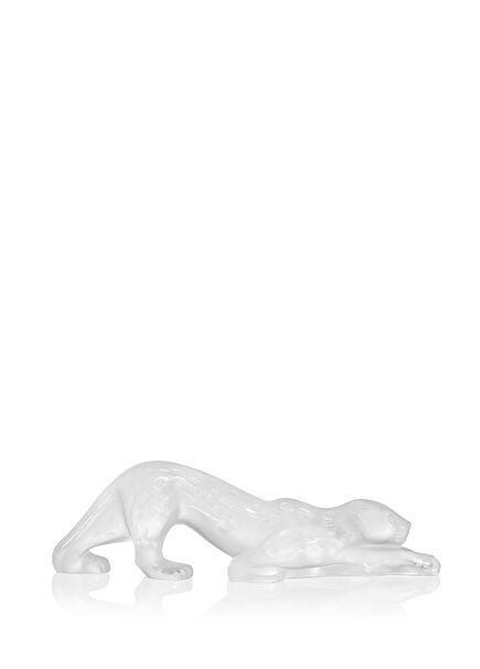 Zeila Panther Small Şeffaf Kristal Obje