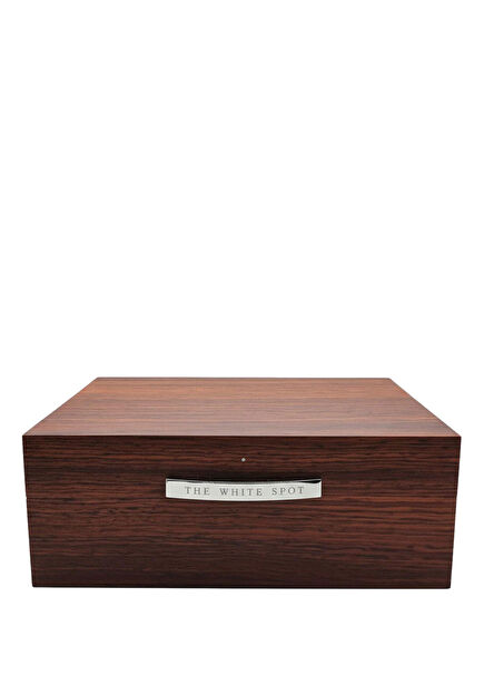 The White Spot Humidor Cocobolo 50's Brown Cigar Box
