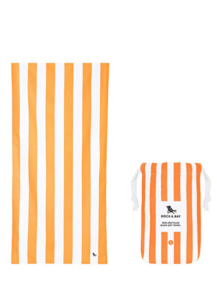 Cabana Ipnanema Orange Oversized Women's Beach Towel