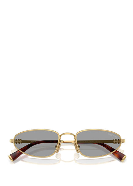 MU A52S Gold Grey Women's Sunglasses