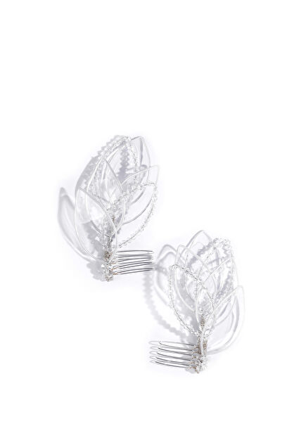 Alena Transparent Crystal Stone Bridal Hairpin